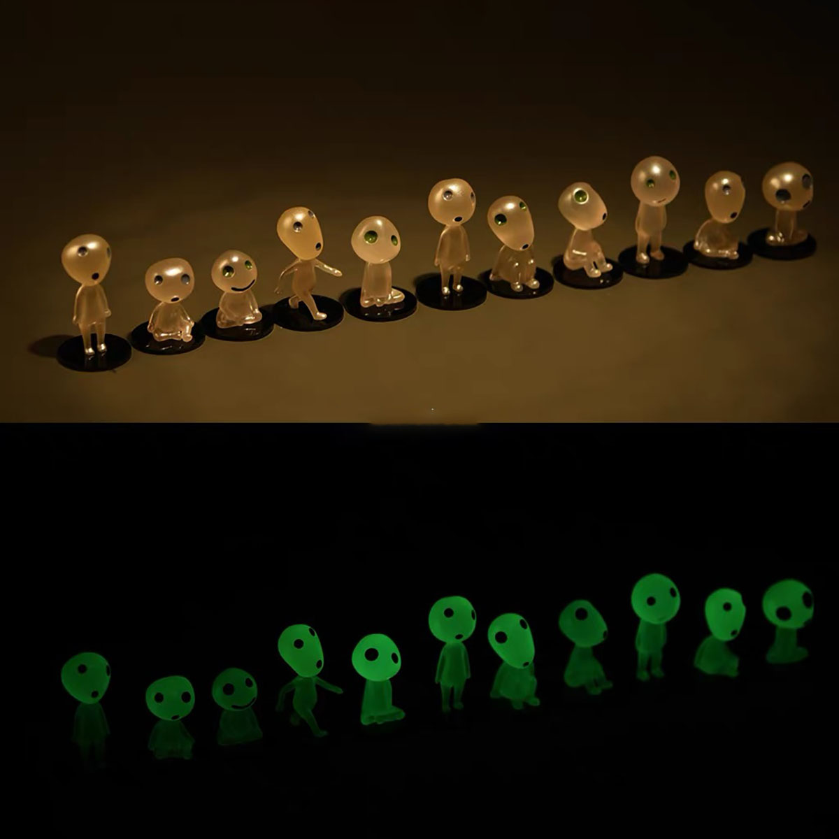 10Pcs Luminous Elves Mini Figu - огляд і ціна Fish Aquarium Home