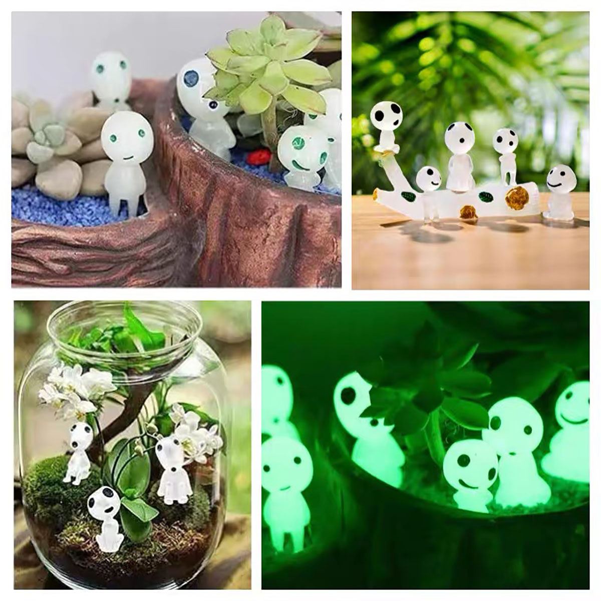 10Pcs Luminous Elves Mini Figu - огляд і ціна Fish Aquarium Home
