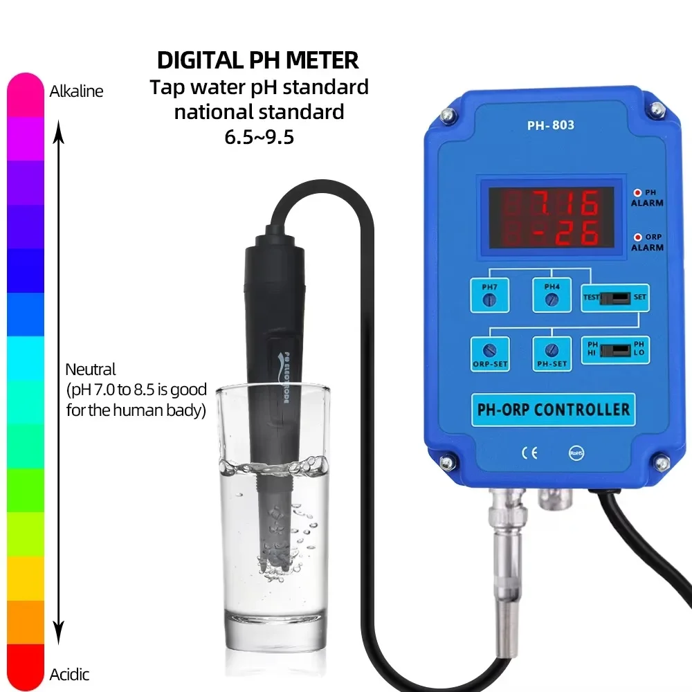 PH-803 Digital 2&1 PH ORP Redo - огляд і ціна Aquarium Plants